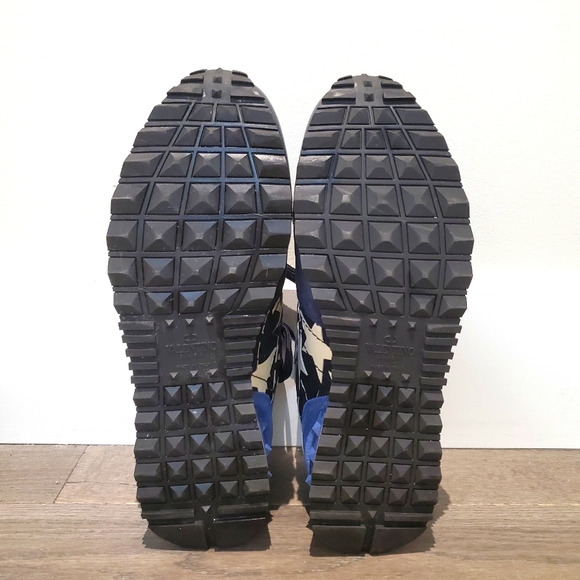 Valentino Garavani - Blue Leather Rockrunner Camustars - Picture 7 of 8